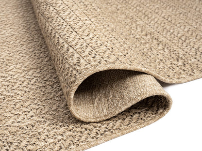 the carpet Kansas Outdoor Teppich Jute-Look Nature 240 x 340 cm