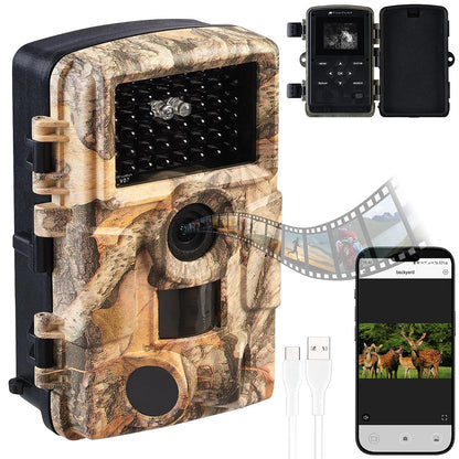 VisorTech Wildkamera WK-605.app mit WLAN, Full HD und Nachtsicht