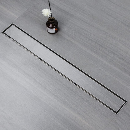 sunrik Duschrinne 80 cm Befliesbar – extra flach Edelstahl