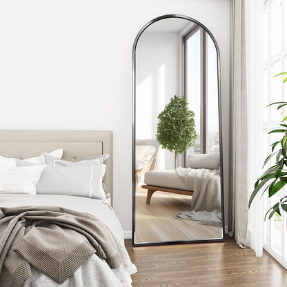 SDXYSTCE Bodenspiegel gewölbt – 165x60 cm Schwarz