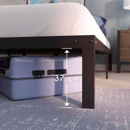 Dreamzie Bettgestell 90x200 Metall Lattenrost – 41cm Höhe