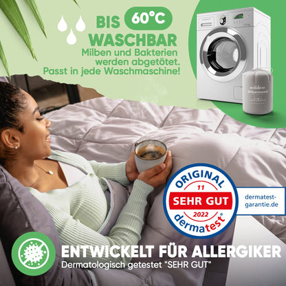 Welldora OPTICLIMA Allergiker Bettdecke 135x200 cm Ganzjahresdecke
