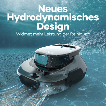 AIPER Poolroboter Kabellos – Akku Poolreiniger Flacher Boden