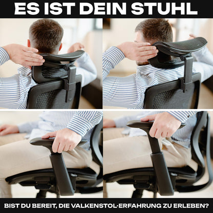 VALKENSTOL M5 Ergonomischer Bürostuhl Testsieger für Grosse