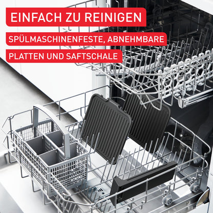Tefal SuperGrill 3in1 Kontaktgrill - Schwarz Silber GC510DE0
