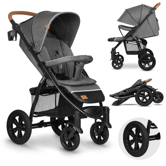 LIONELO Annet Tour Kinderwagen – Bis 22 kg & Leicht faltbar