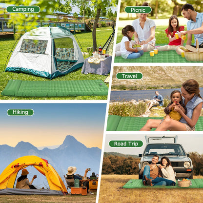 HiiPeak Isomatte Ultraleicht, aufblasbare Campingmatte mit Fusspumpe