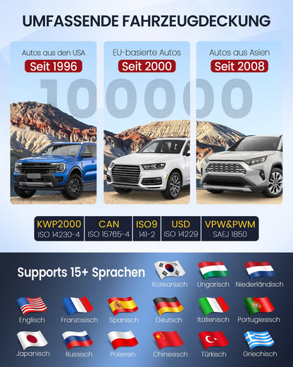 thinkcar BD6 OBD2 Diagnosegerät - Alle Systeme + 5 Services