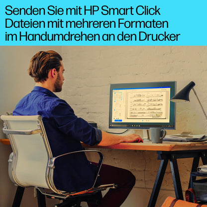 HP OfficeJet Pro 9730e A3-Multifunktionsdrucker – Grau-Weiss