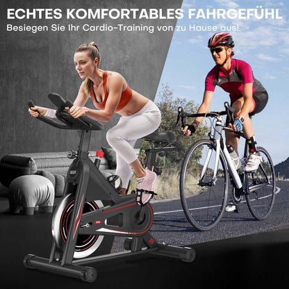 DMASUN Ergometer Hometrainer – Magnetischer Widerstand