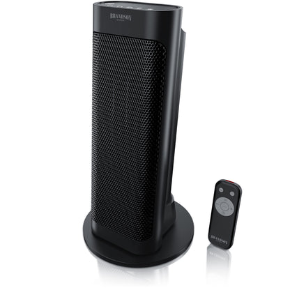 Brandson Heizlüfter Leise & Effizient mit Fernbedienung – Schwarz. Kompakt, schwarz. Schnelle Raumbeheizung, fernbedienbar.