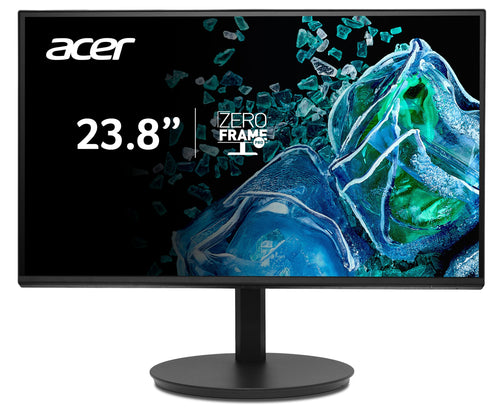 Acer CB242Y G Monitor - 23.8 Zoll Full HD IPS 120Hz, schwarz, rahmenlos. Zur flüssigen Darstellung von PC-Inhalten.