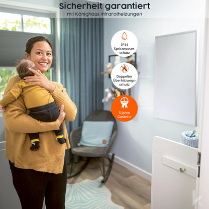 Könighaus Infrarotheizung Eco Modell Wandheizung - 1000 Watt