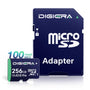 DIGIERA CT100 microSDXC Speicherkarte 256 GB UHS-I mit SD-Adapter im microSD-Format