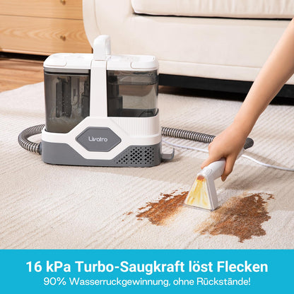 Livatro Waschsauger Polsterreiniger – Kompakt, Selbstreinigung