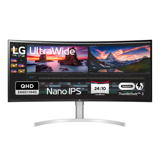 LG UltraWide Curved QHD+ Monitor 38WN95CP-W - 38 Zoll