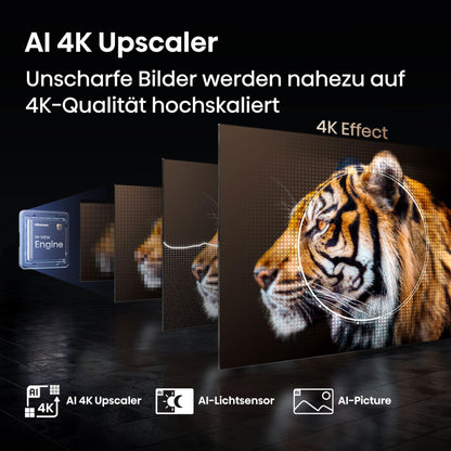 Hisense 43E7Q PRO Fernseher - 43 Zoll 4K UHD QLED Smart TV