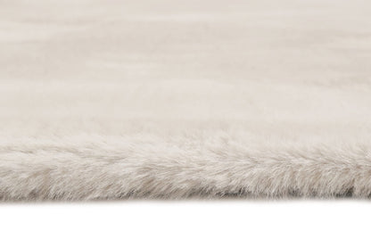 Esprit Home Alice Hochflor Teppich - 200x200cm hellgrau