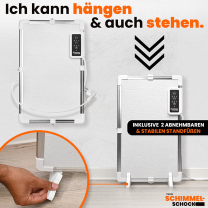 Tonis SCHIMMELSCHOCK Anti-Schimmelheizung mit Thermostat
