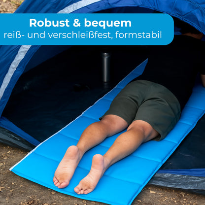 StarK® 4in1 Strandmatte – Faltbar Camping Pool SkyBlue 2er Set