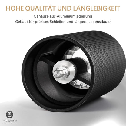 TIMEMORE Chestnut C3s PRO Manuelle Kaffeemühle - Schwarz Klappgriff
