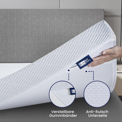 BedStory Gel Memory Foam Matratzentopper 180x200cm 10cm H3/H4