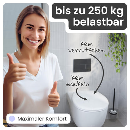 instmaier Alma WC-Sitz mit Absenkautomatik - Oval, Weiss
