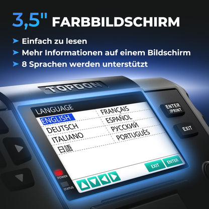 TOPDON BT600 Digitaler KFZ Batterietester 12V 24V mit Drucker