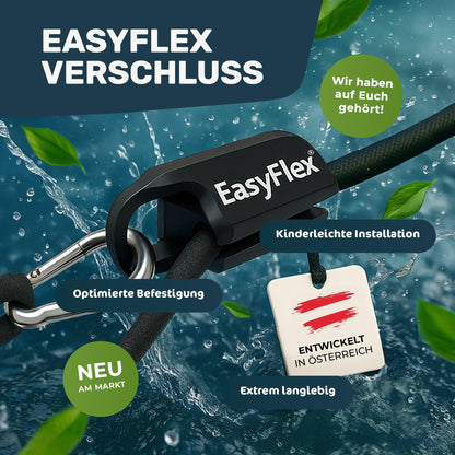 Folienkönig® Solar-Poolabdeckung EasyFlex – 6x6m für ø420-520cm