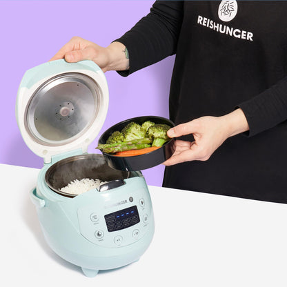 REISHUNGER Digitaler Reiskocher klein - bordeaux 0.6L