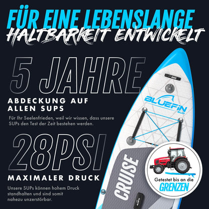 Bluefin SUP CRUISE 2020 Stand Up Paddle Board Set - Blau 10"8'