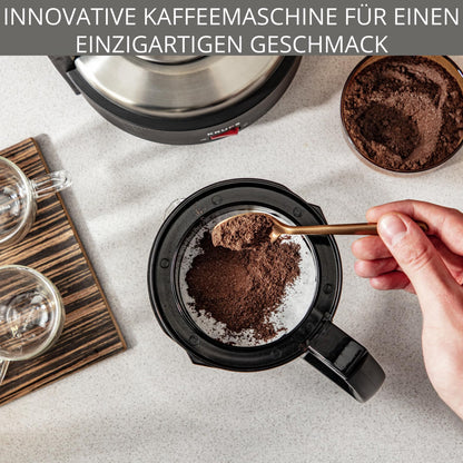 Krups T8 Filterkaffeemaschine KM4689 - 8-12 Tassen, Schwarz