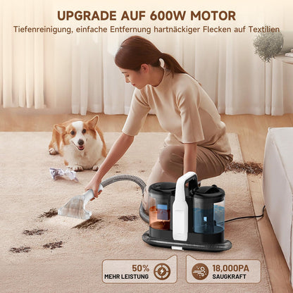 ToyGem VC03 Polsterreiniger Waschsauger 600 W für Teppich & Polster