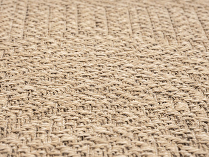 the carpet Kansas Outdoor Teppich Jute-Look Nature 240 x 340 cm