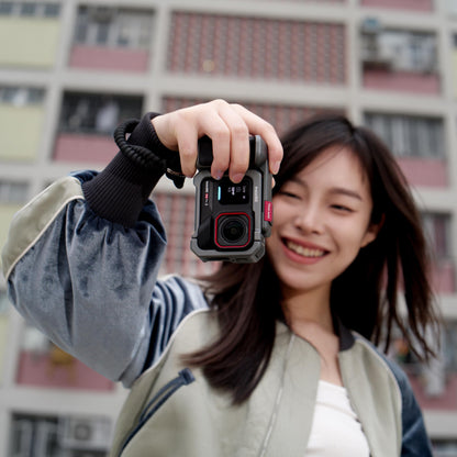 Insta360 Ace Pro 2 Actionkamera – Xplorer Grip-Kit Schiefergrau