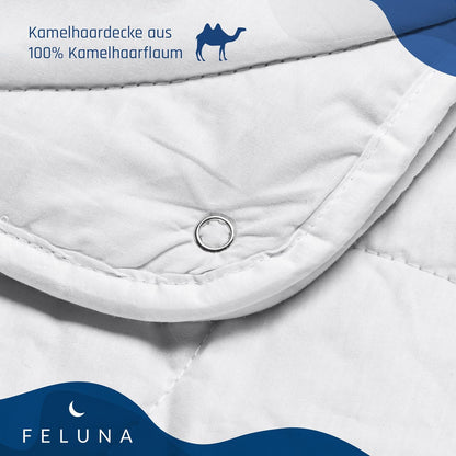 Feluna 4-Jahreszeiten Kamelhaar-Bettdecke - 135x200cm