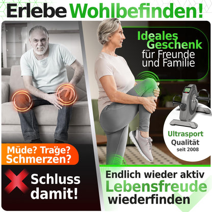 Ultrasport Mini-Bike Pedaltrainer – Deskbike Arm- & Beintrainer