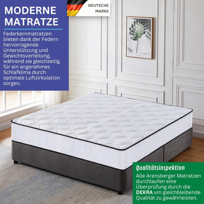 Arensberger Lisa 7-Zonen Taschenfederkern Matratze 180x200 cm H2/H3