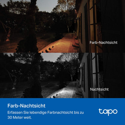 Tapo C51A 2K WLAN Überwachungskamera Aussen, 360° schwenk-/neigbar