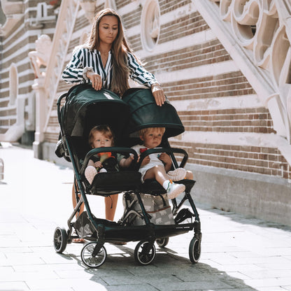 Deryan Rolo X2 Kombi-Buggy 2-in-1 Kompakt - Schwarz