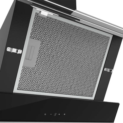 CIARRA CBCB6736N Kopffreie Schräghaube - 60 cm Schwarz