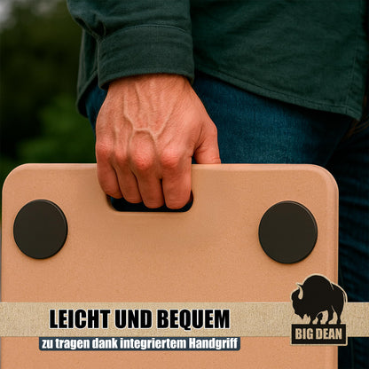 BigDean Möbelroller 3er Set Transportroller 250 kg Rollbrett MDF