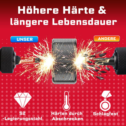 GEINXURN Schraubendreher-Bit-Set, 90-teilig, S2-Stahl, magnetisch
