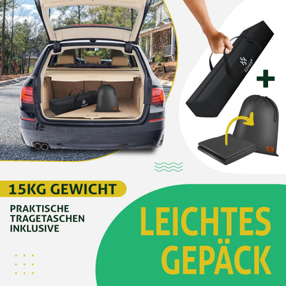 KESSER Hängematte Lake mit Gestell, 2 Personen, 200 kg, Anthrazit