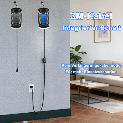 WUEAOA Insektenvernichter elektrisch, UV-Mückenlampe 4200V mit LED