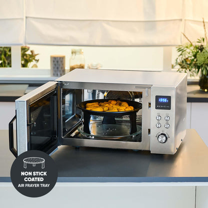 SEVERIN Crispy Wave 4-in-1 Mikrowelle – 25L Silber MW 7982