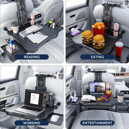 Autofix Auto Rücksitz Tisch Klappbar - Getränke- & Handyhalter