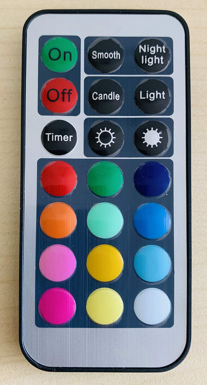 Duni LED Station 4er Set Multicolour, wiederaufladbare LED-Kerzen