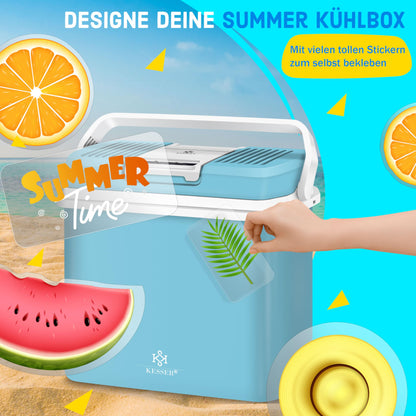 KESSER 24 Liter Elektro-Kühlbox – Kühlen/Wärmen 12V/230V