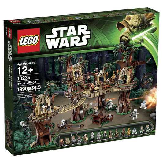 LEGO Star Wars 10236 Ewok Village – Detailreiches Sammler Set. Baumhaus-Dorf in Erdtönen, zum Bauen und Ausstellen.